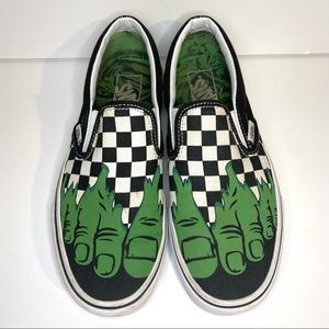 VANS x Marvel Hulk Classic Slip-On Shoes